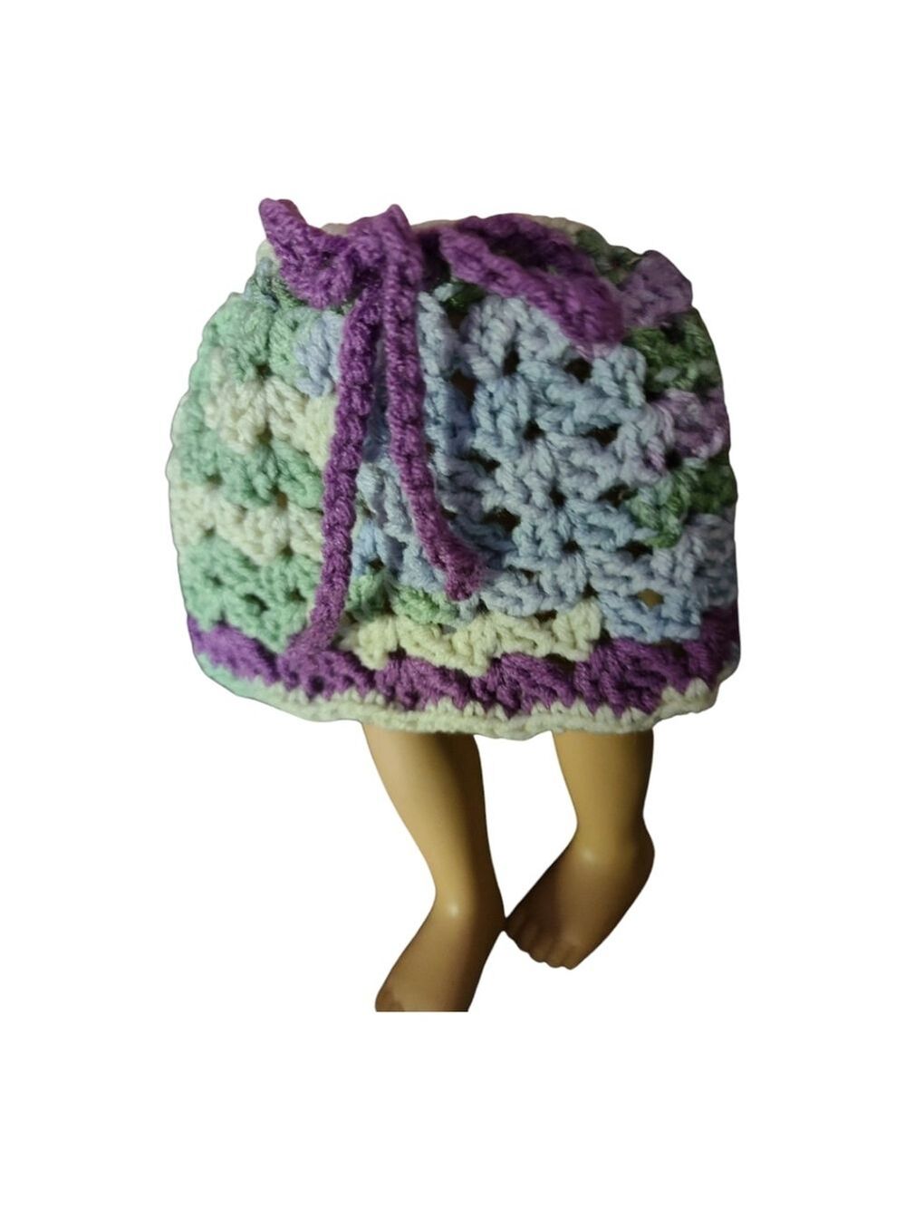 Handcrafted Crochet Skirt for 18" Dolls